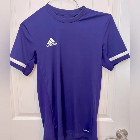 Adidas Men's Purple Sports Shirt aeroready small - Picture 1 of 5
